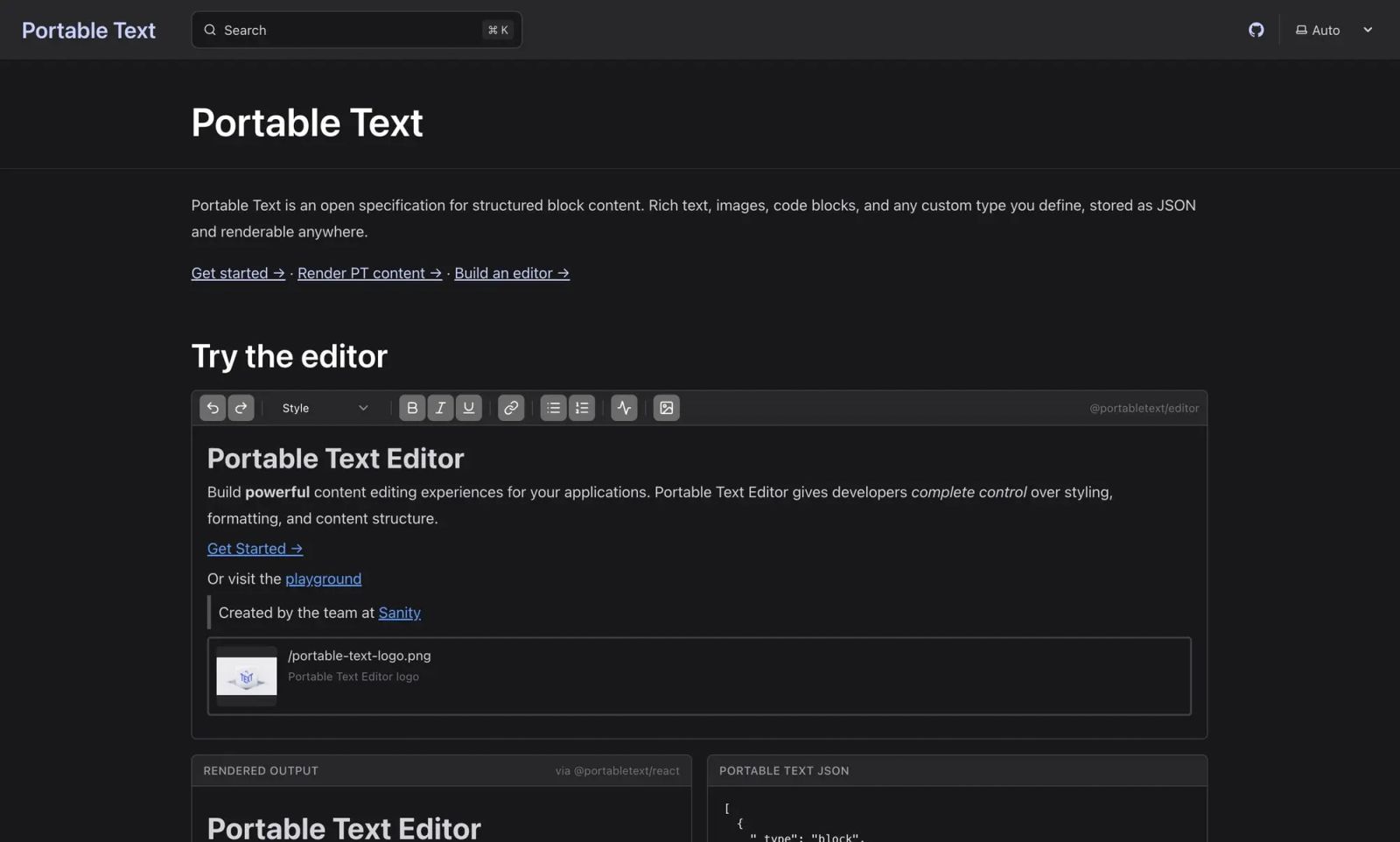 Portable Text