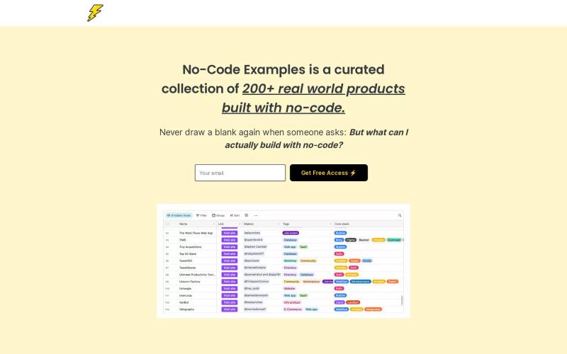 No-Code Examples