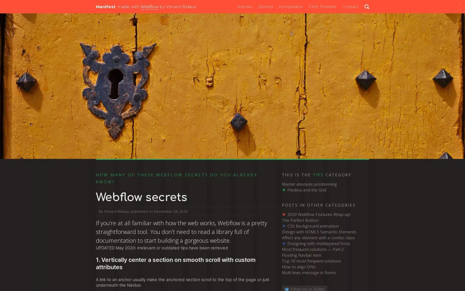 Webflow Secrets