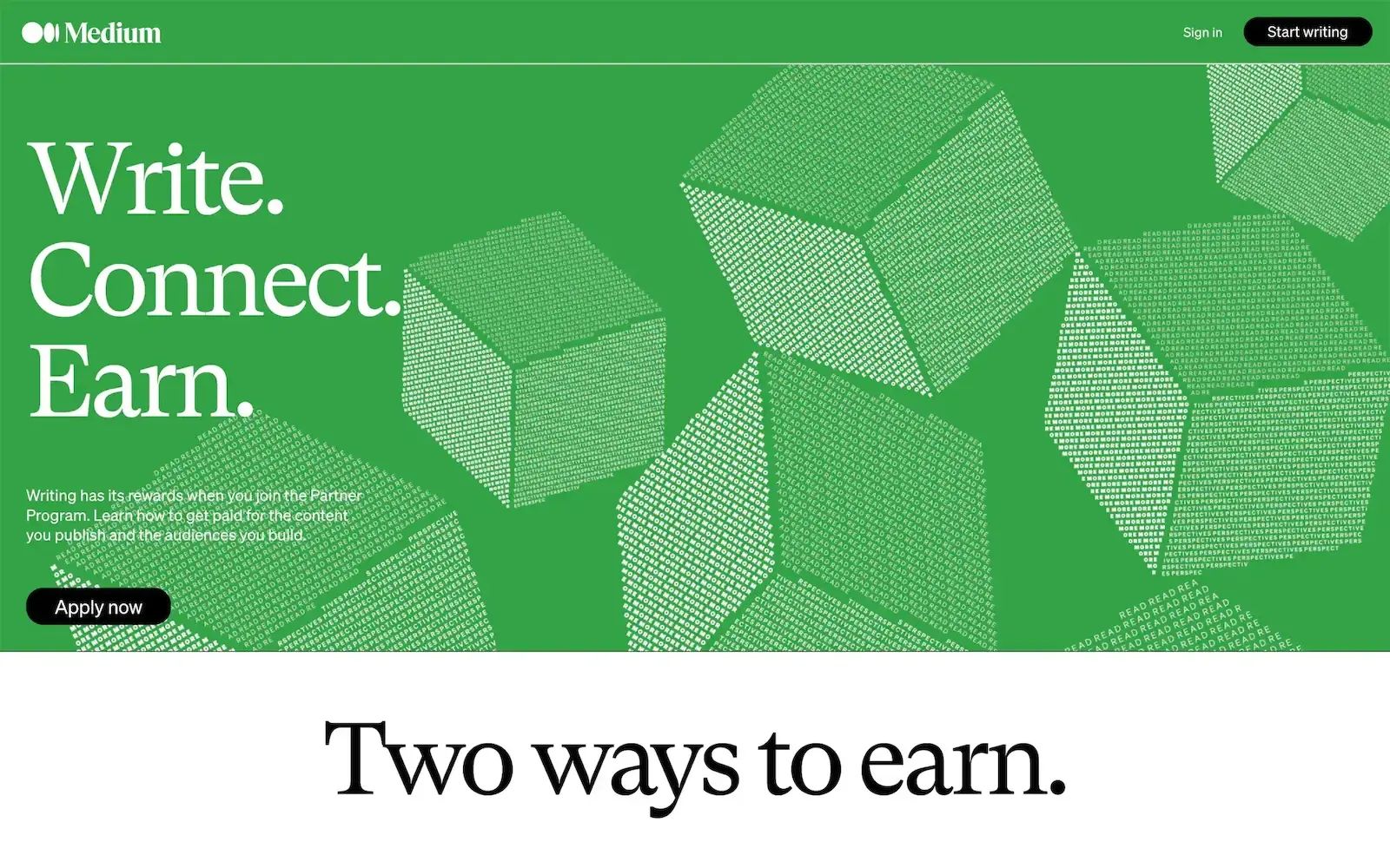 Earn for your writing
