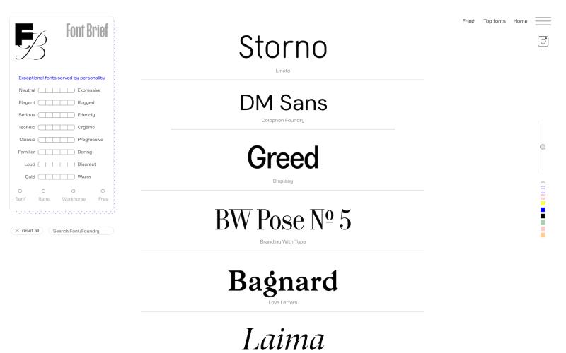 Font Brief