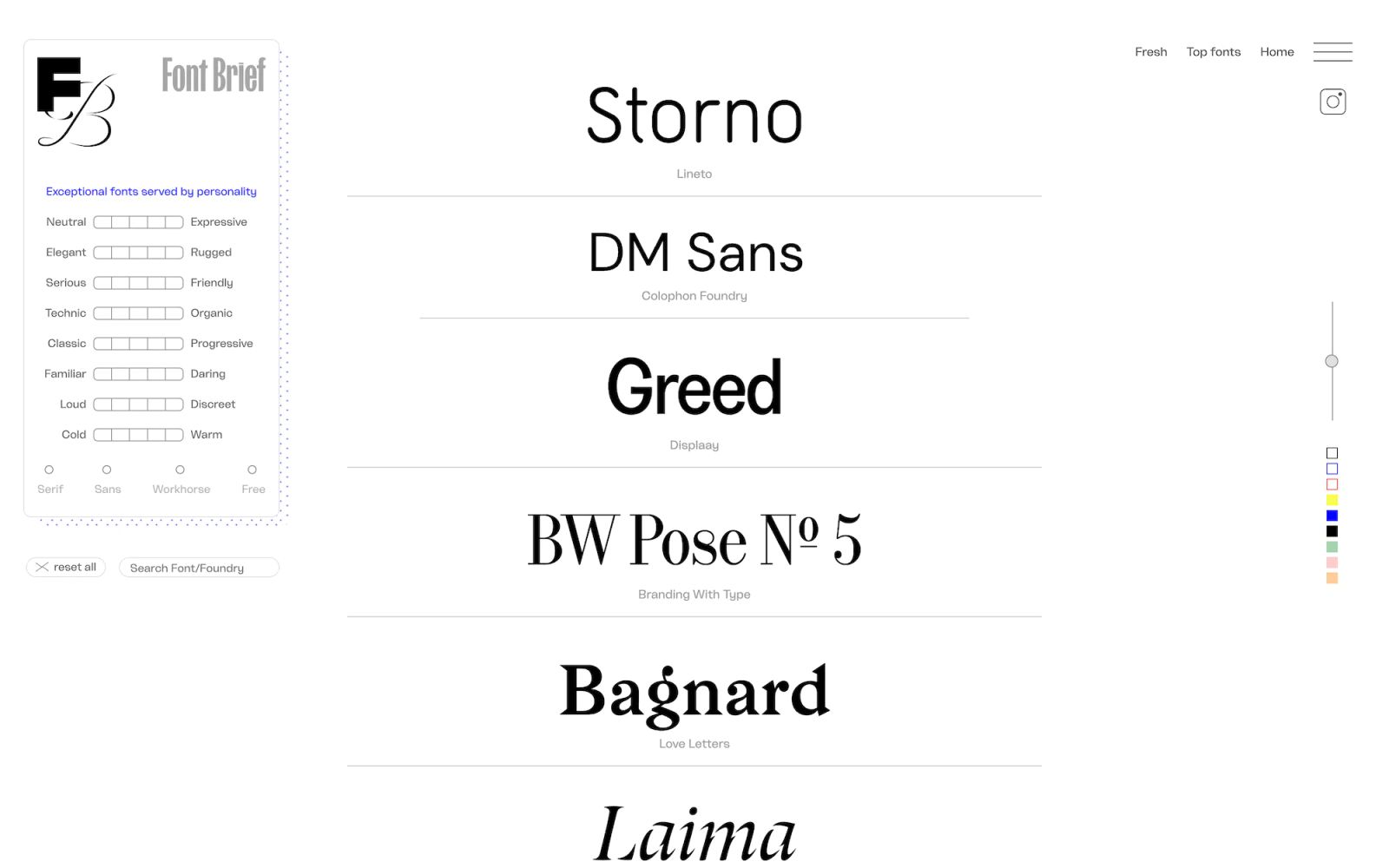 Font Brief