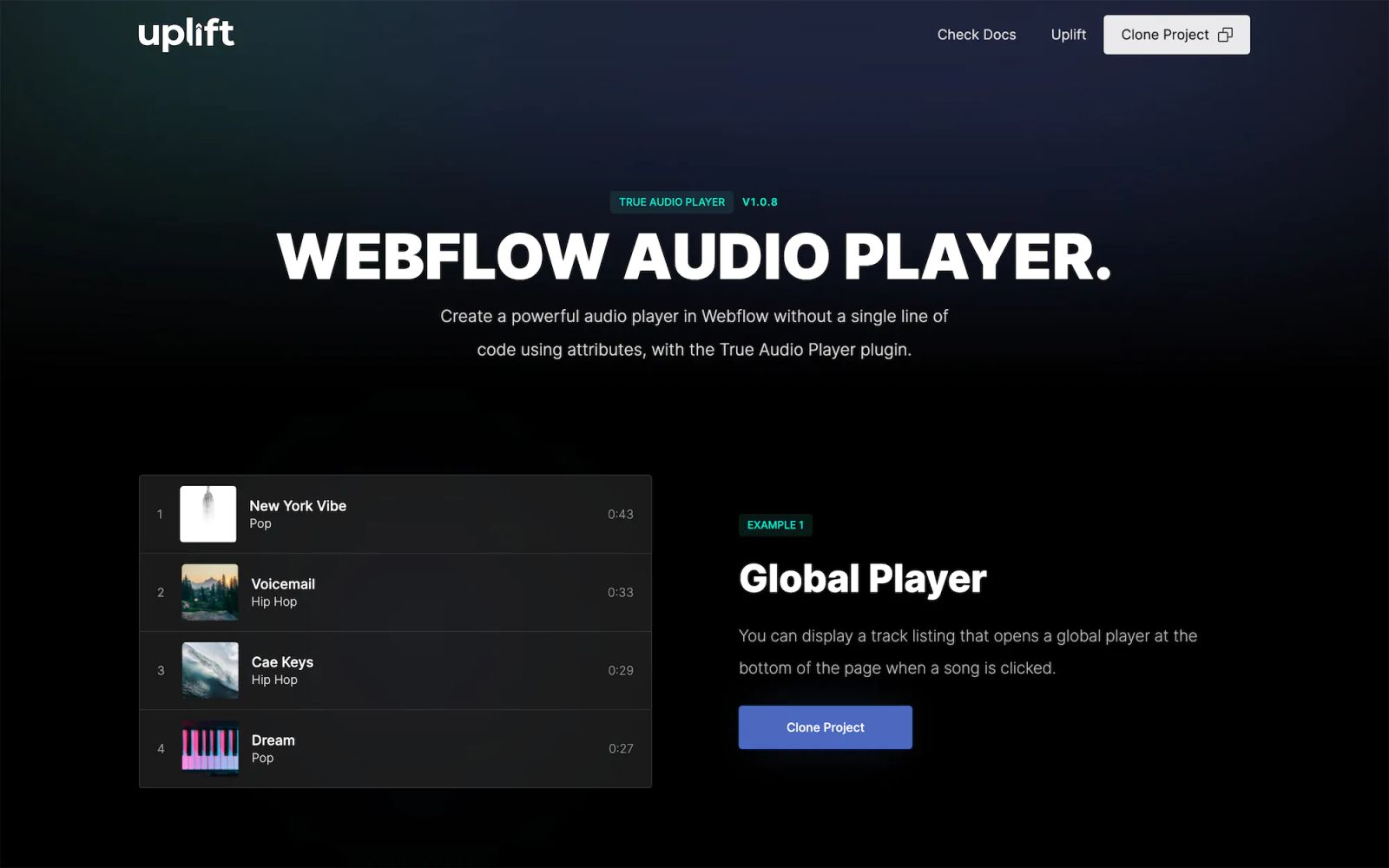 Multi-track Audio Player