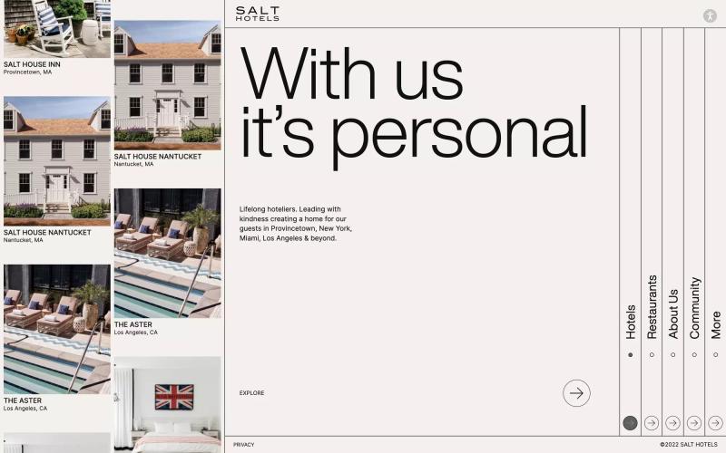 Salt Hotels - With us, it's personal.