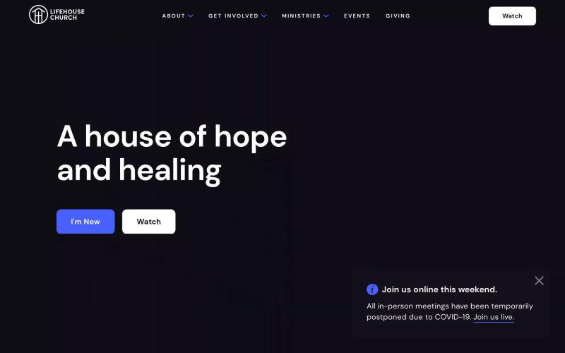 Church Site Template