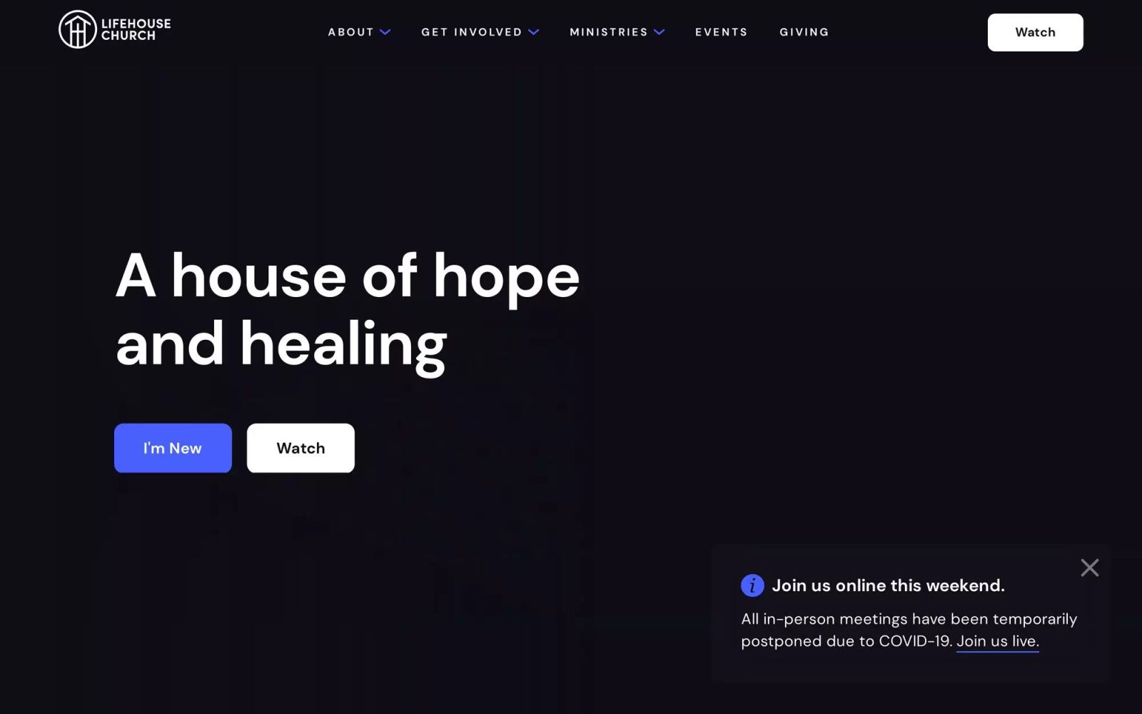 Church Site Template