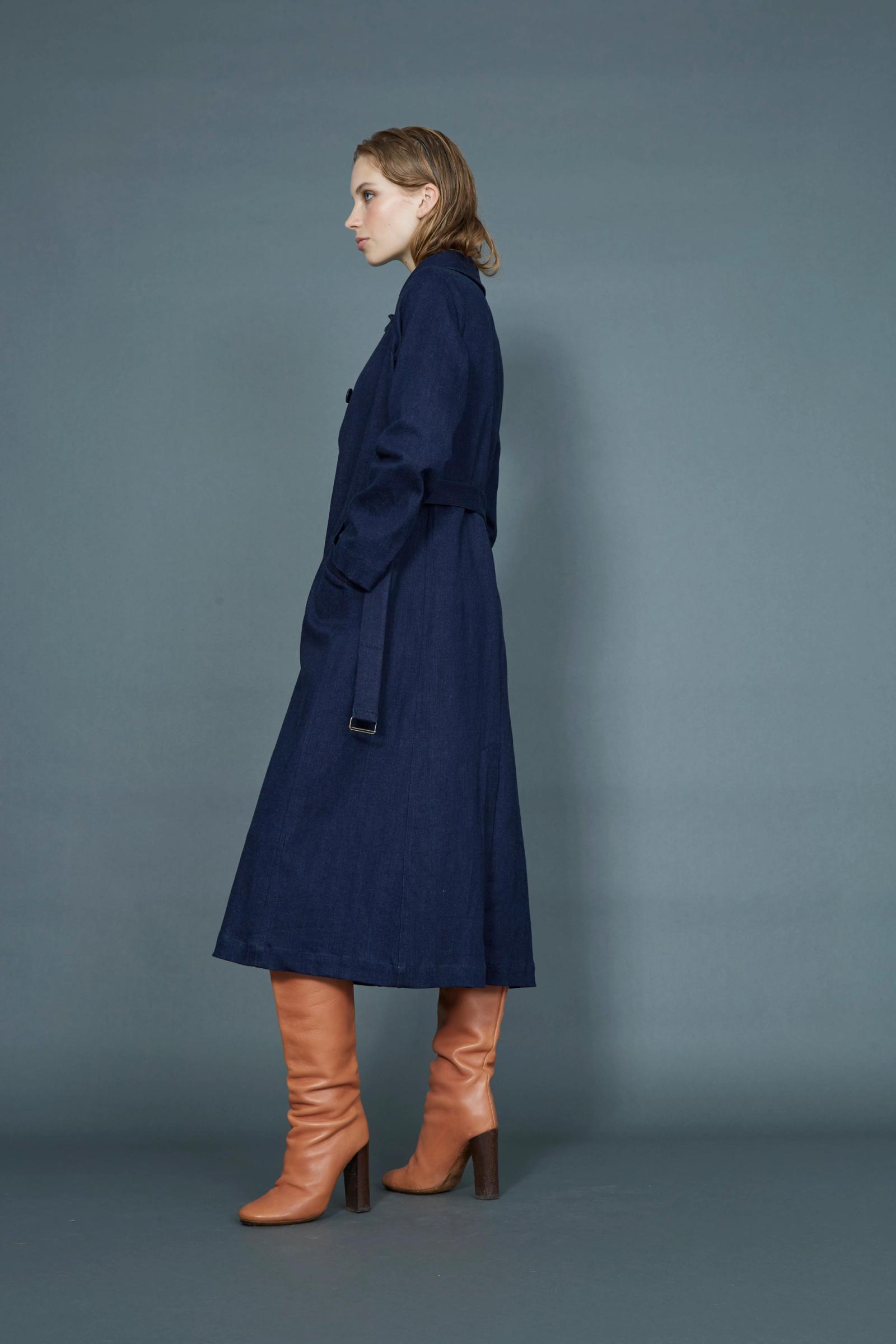 Dali trench, denim thumbnail 2