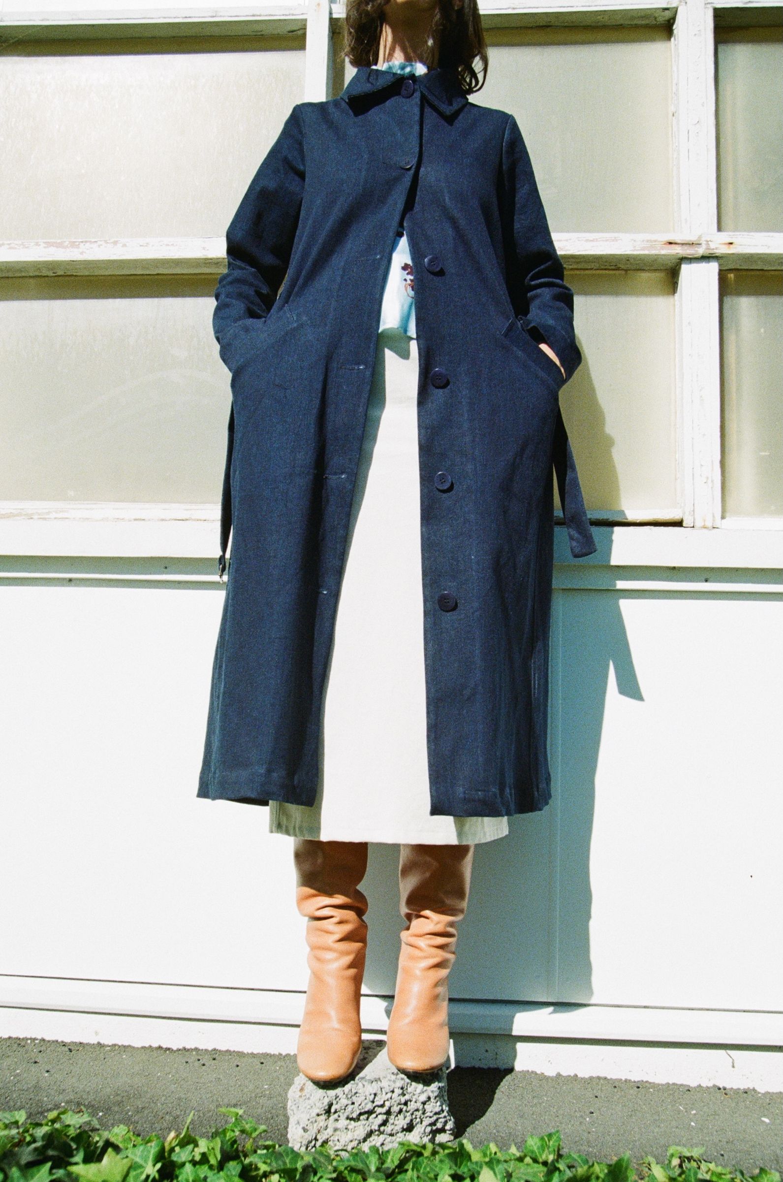Dali trench, denim - Image 1