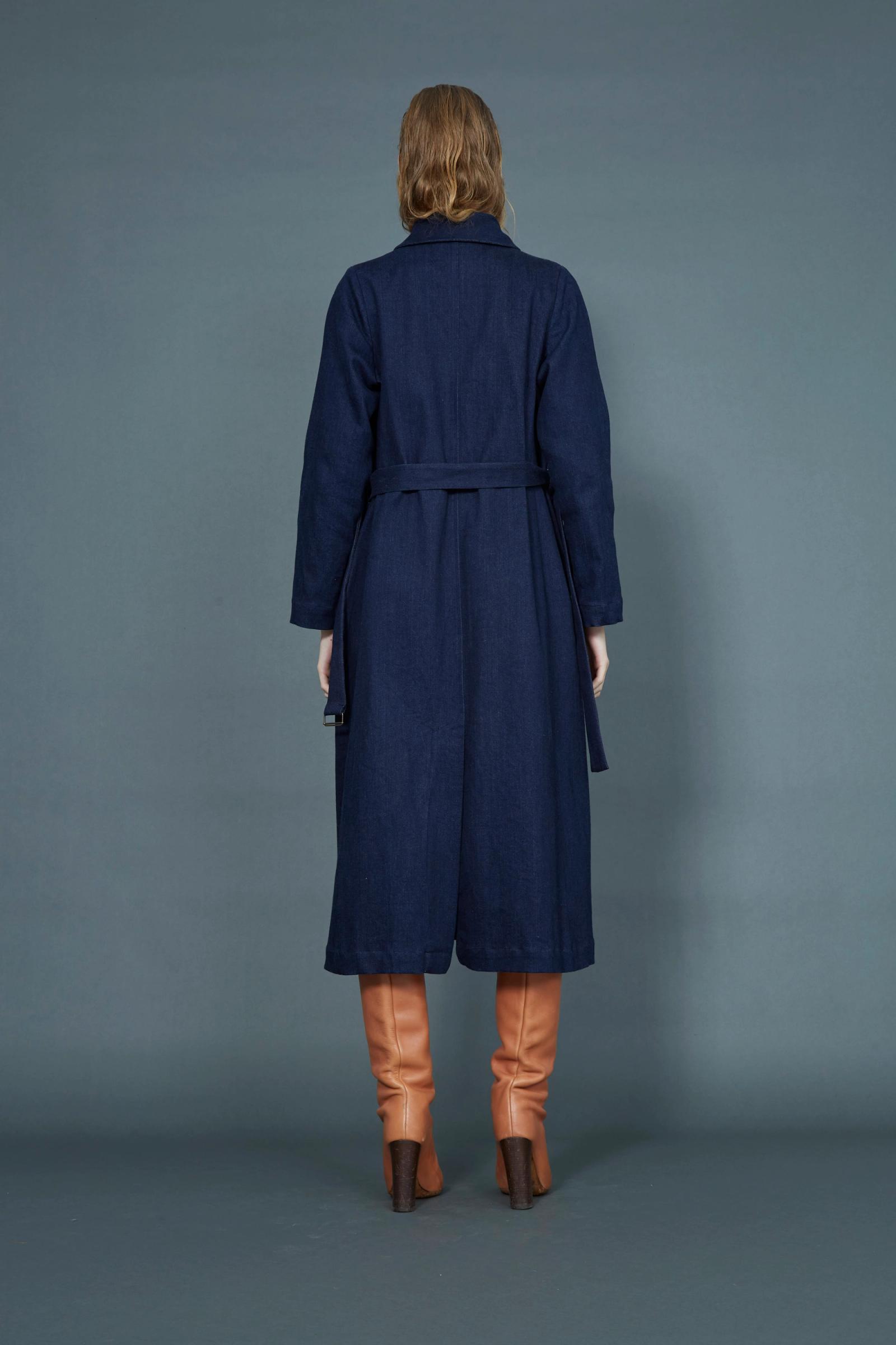Dali trench, denim thumbnail 4