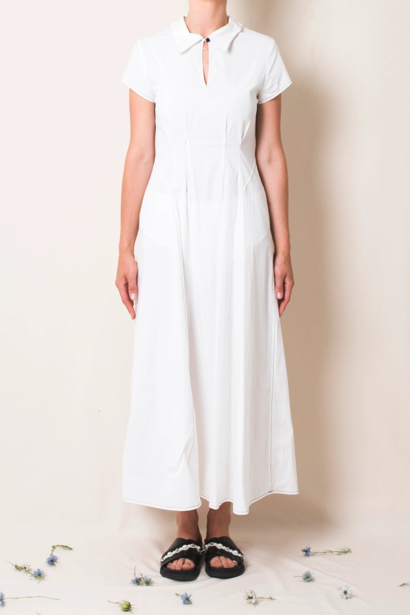 Ingrid Starnes - Rever dress, white size 14