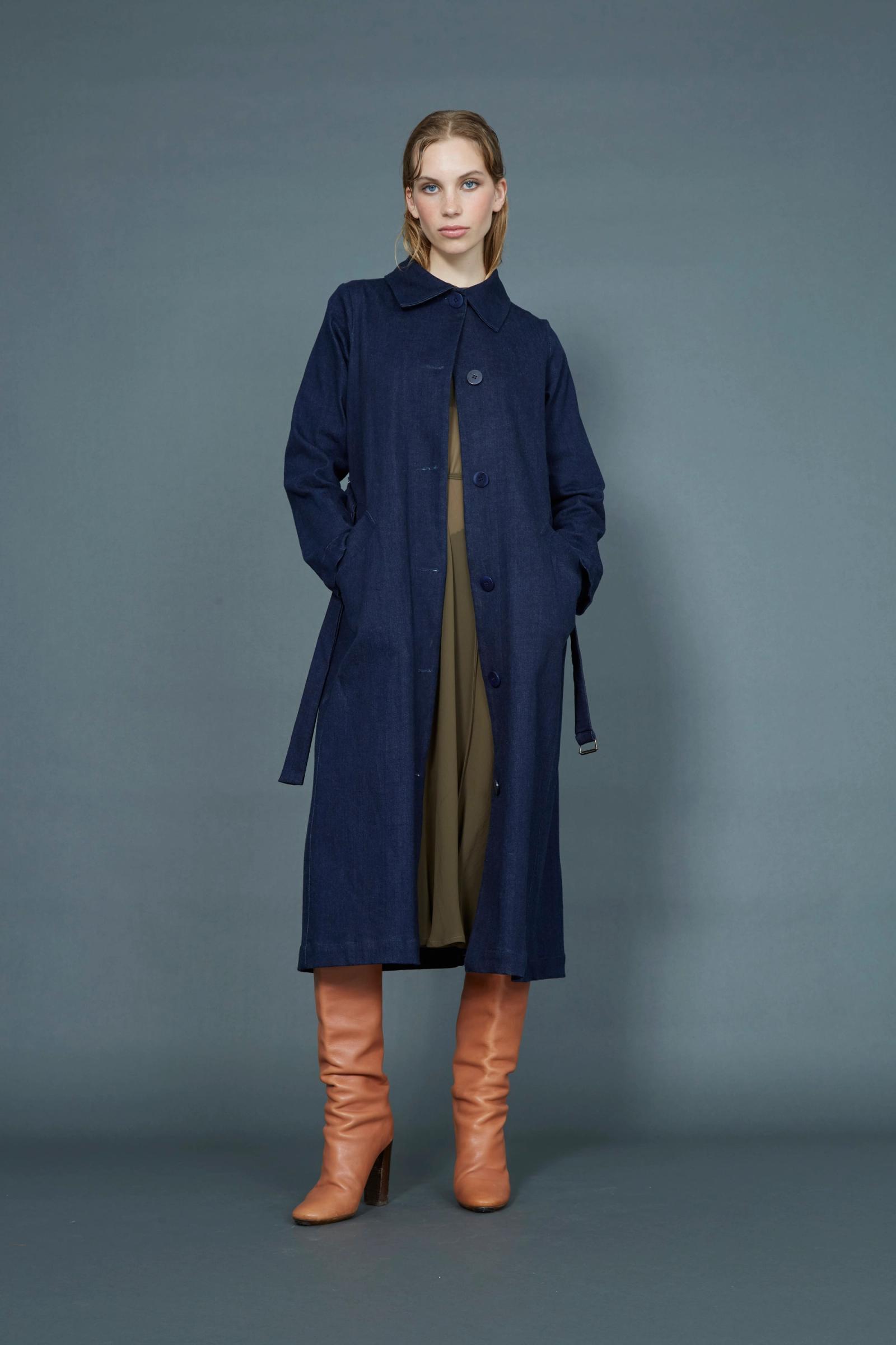 Dali trench, denim thumbnail 3