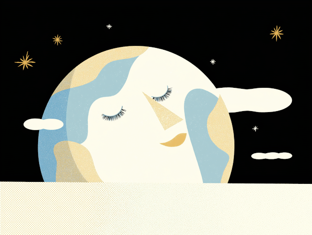 Serene earth illustration representing hello in 100 different languages around the world