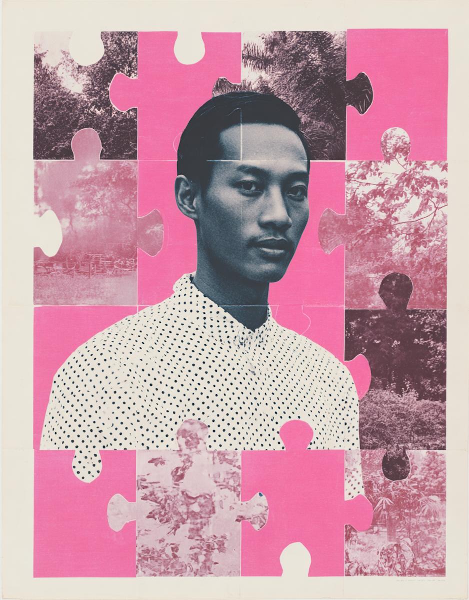 Contemporary illustration of an East Asian man representing the Filipino versus Tagalog language comparison