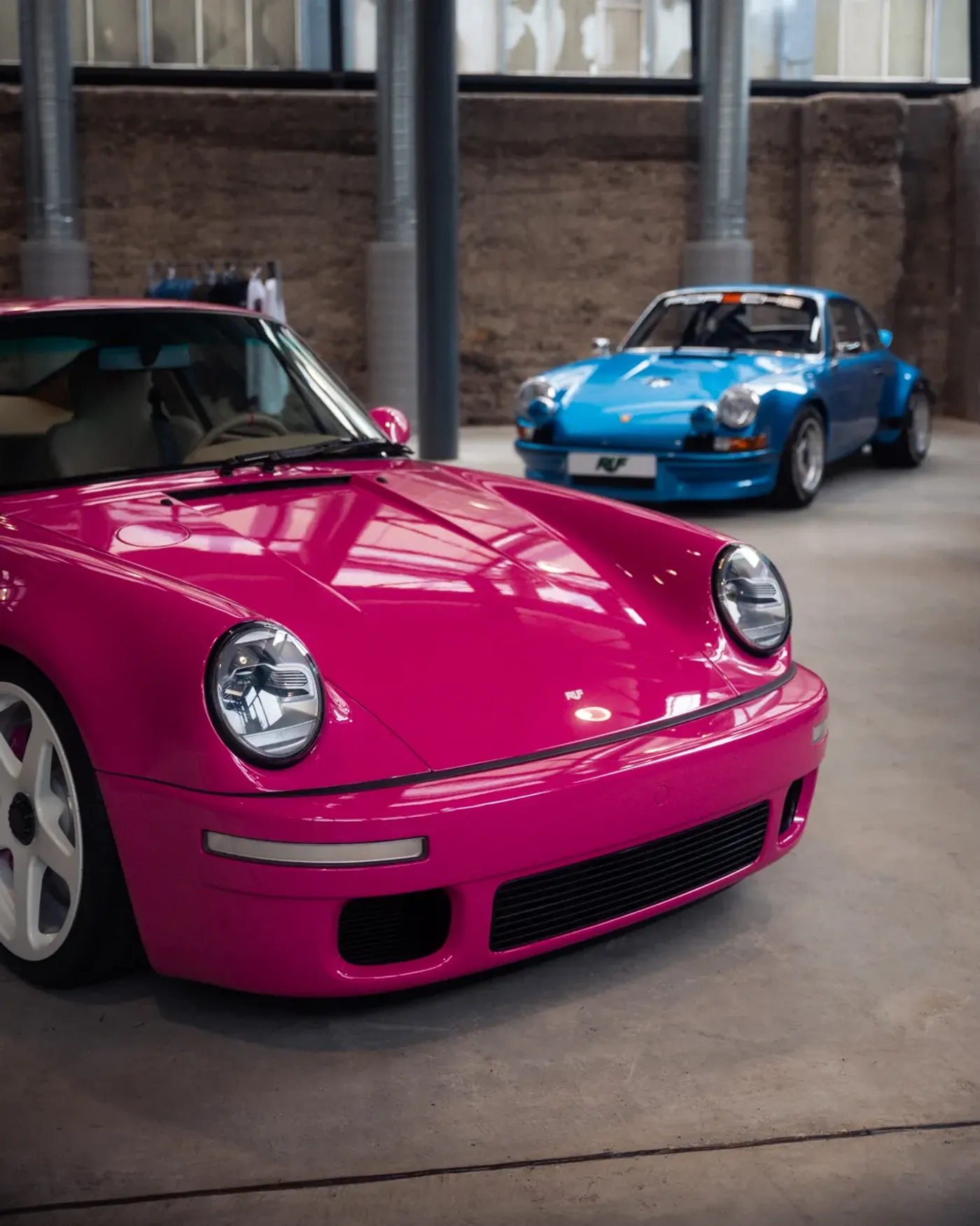 Porsche-Heckansicht des Ausstellers RUF auf dem MYLE 24