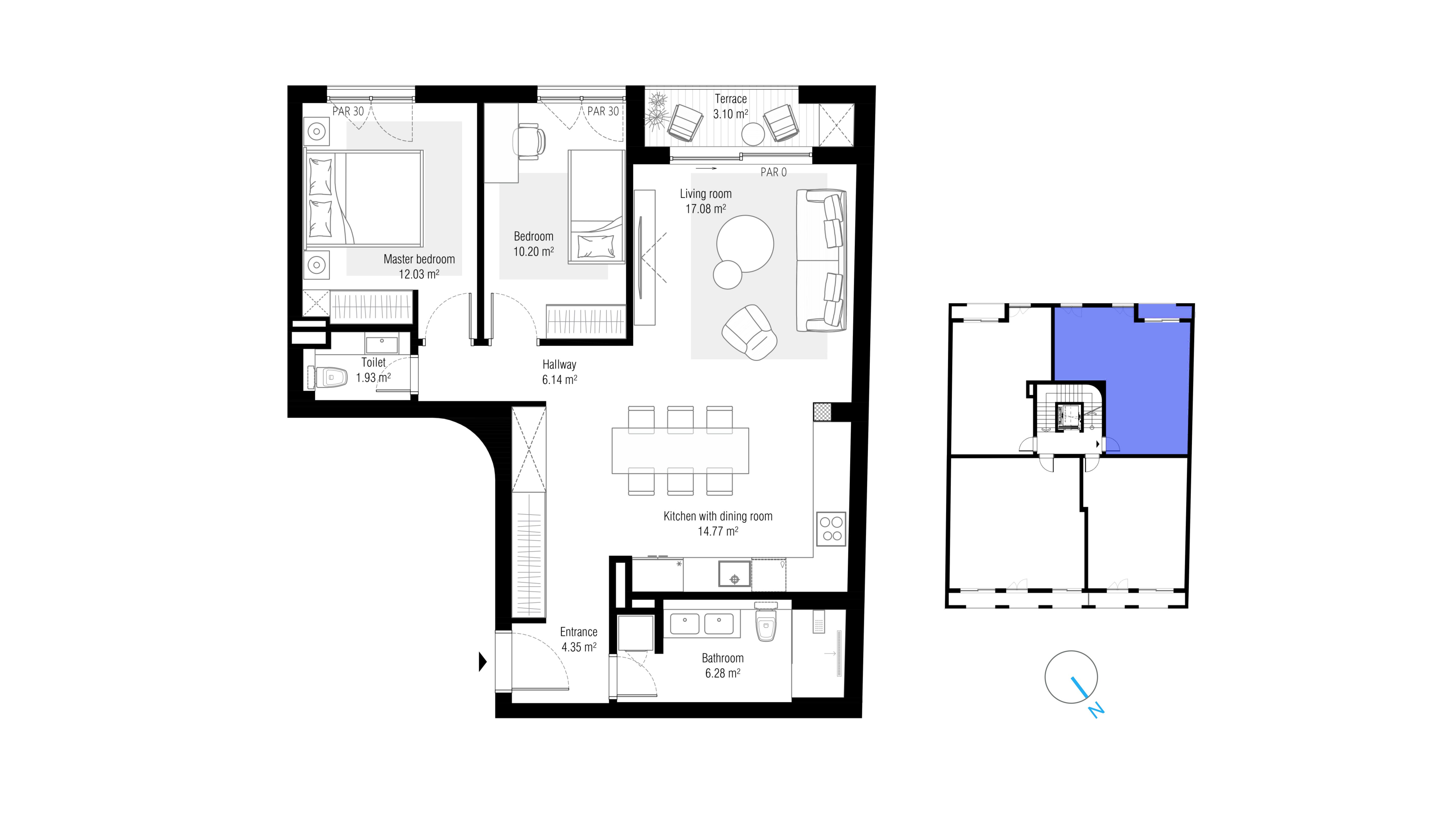 ELIA by Eleve - trosoban stan