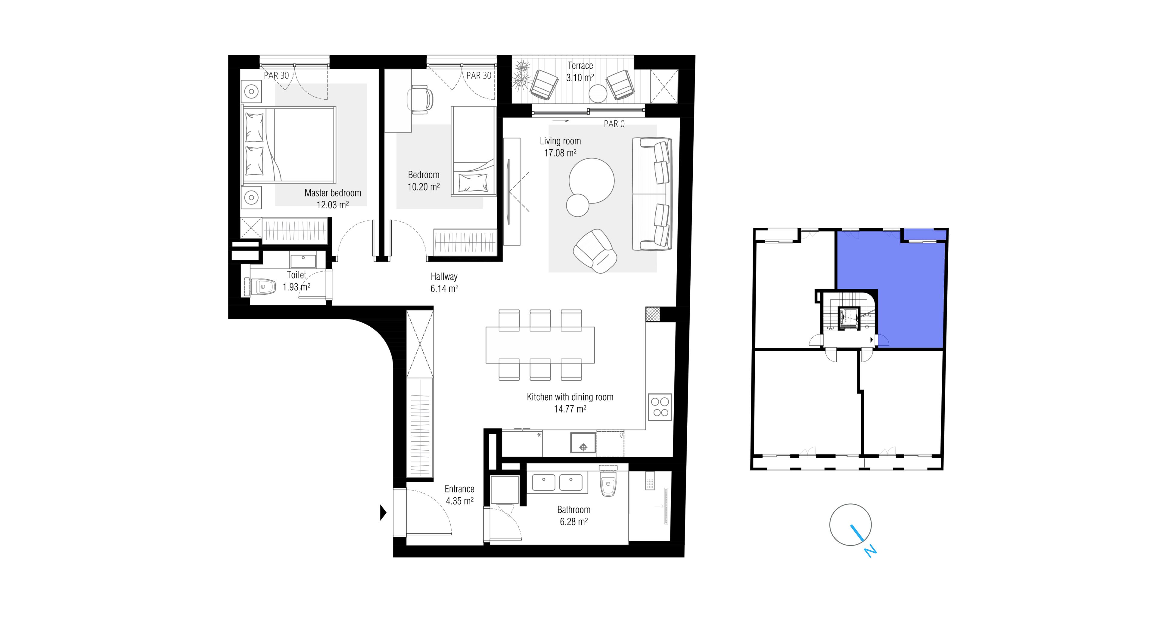 ELIA by Eleve - trosoban stan