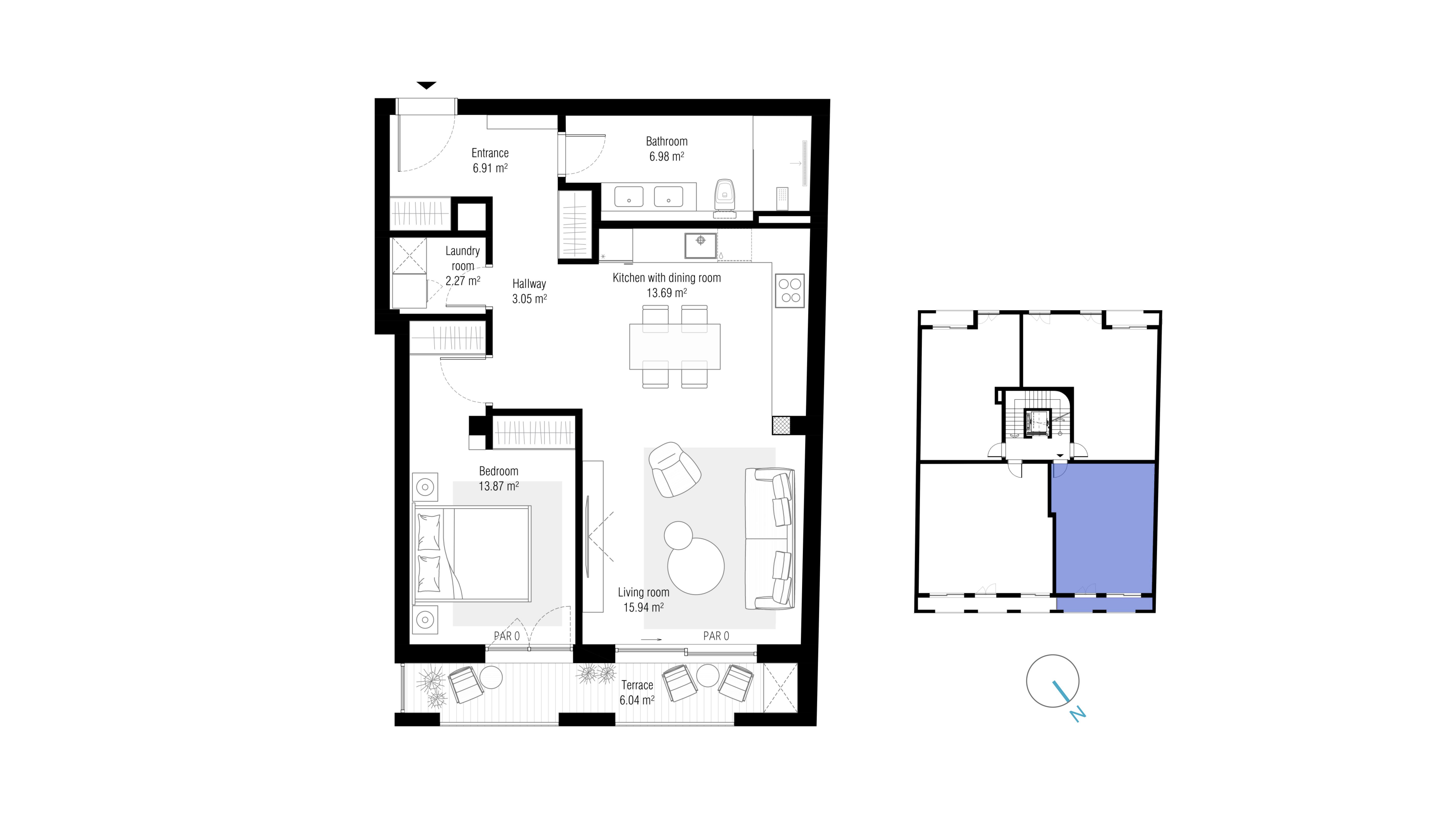 ELIA by Eleve - one-bedroom apartment