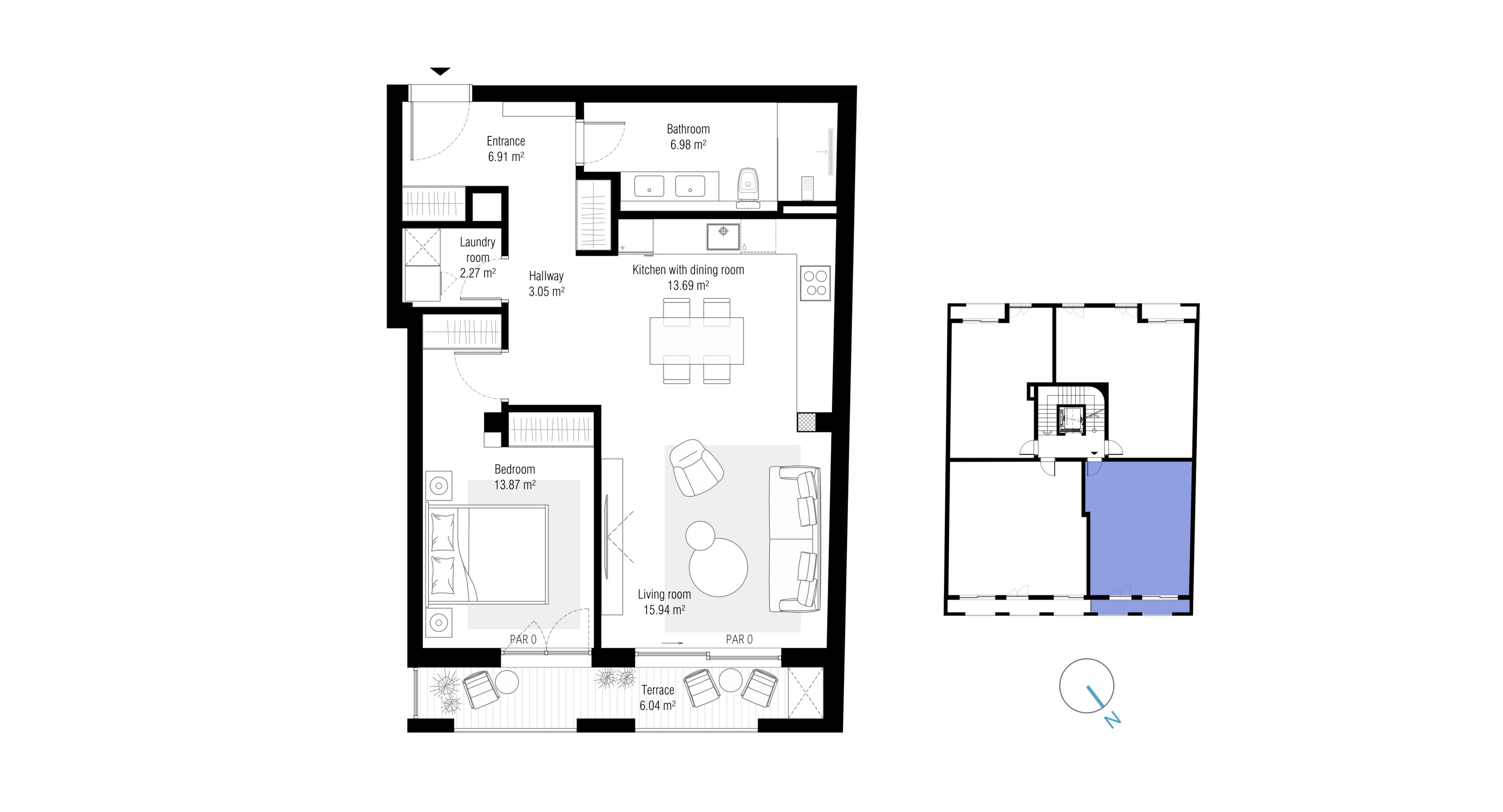 ELIA by Eleve - one-bedroom apartment