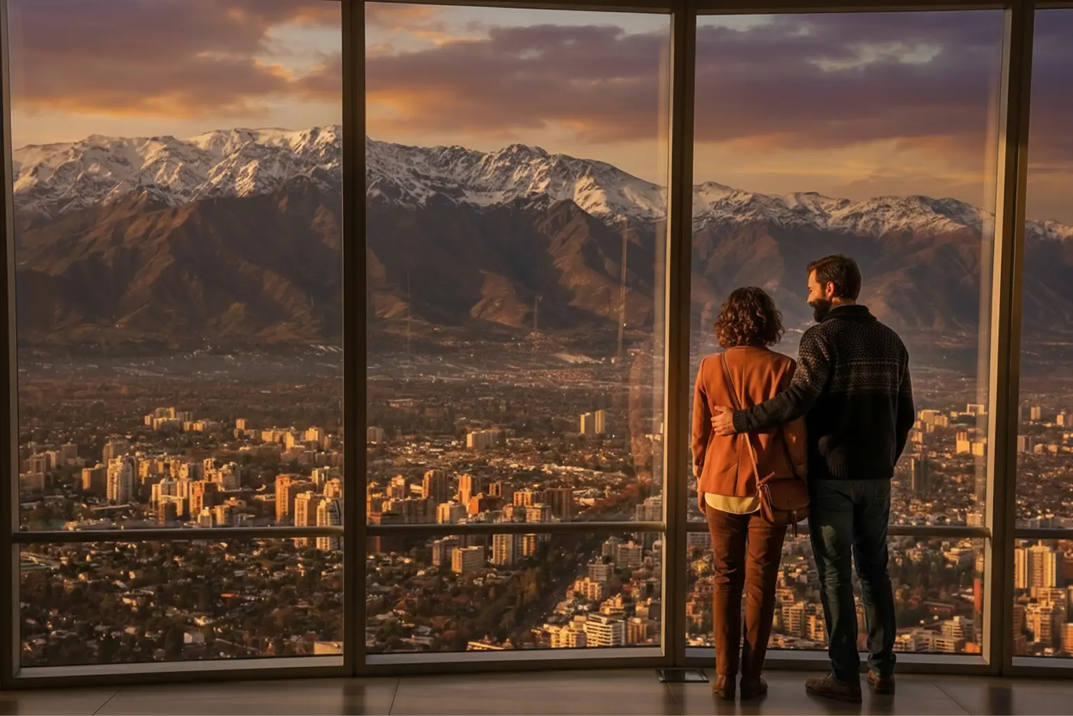 Escapada Sunset Santiago: Pôr do Sol Inesquecível nos Andes