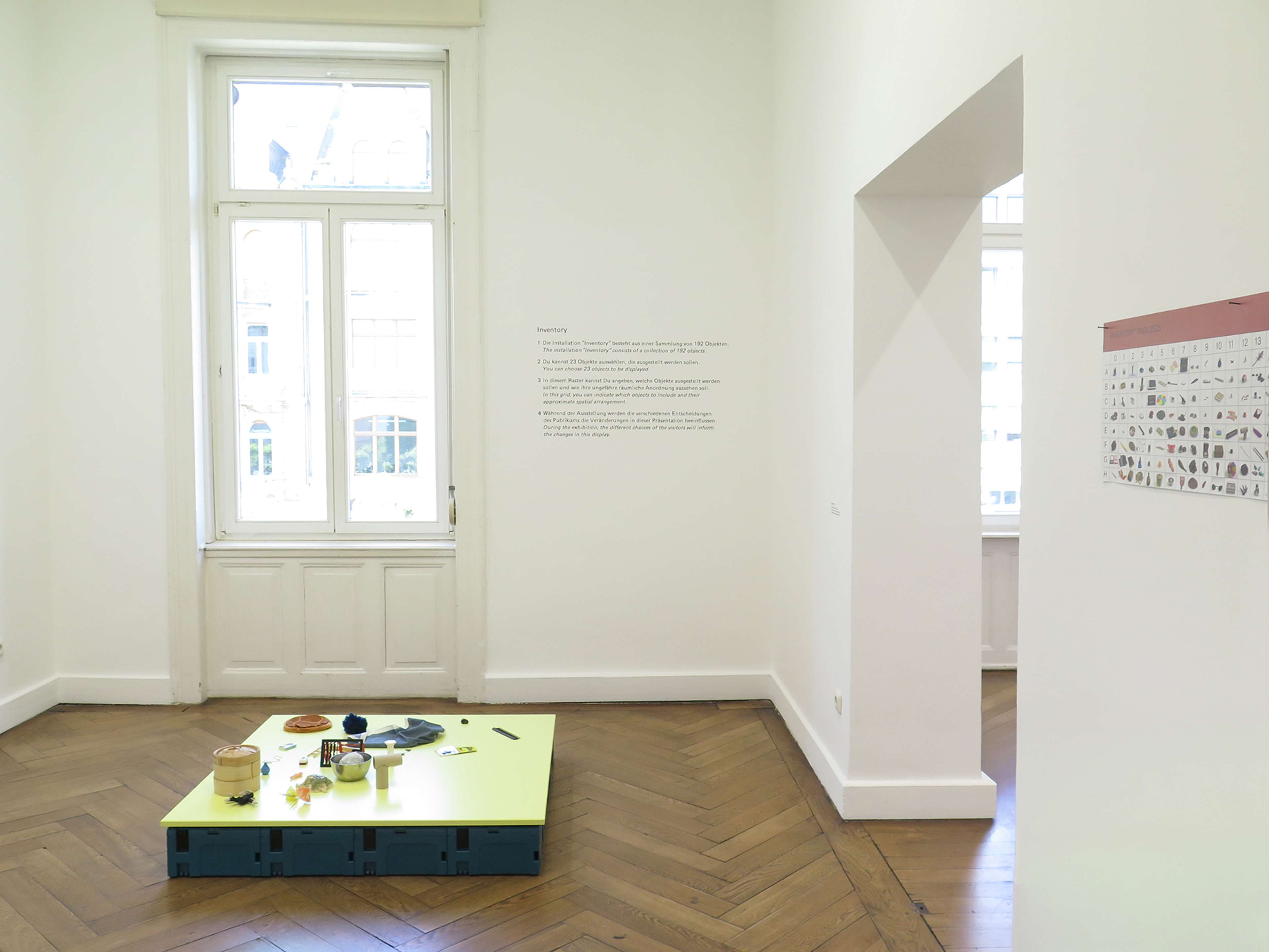 Participatory Installation
Memory Palace, Nassauischer Kunstverein, Wiesbaden.