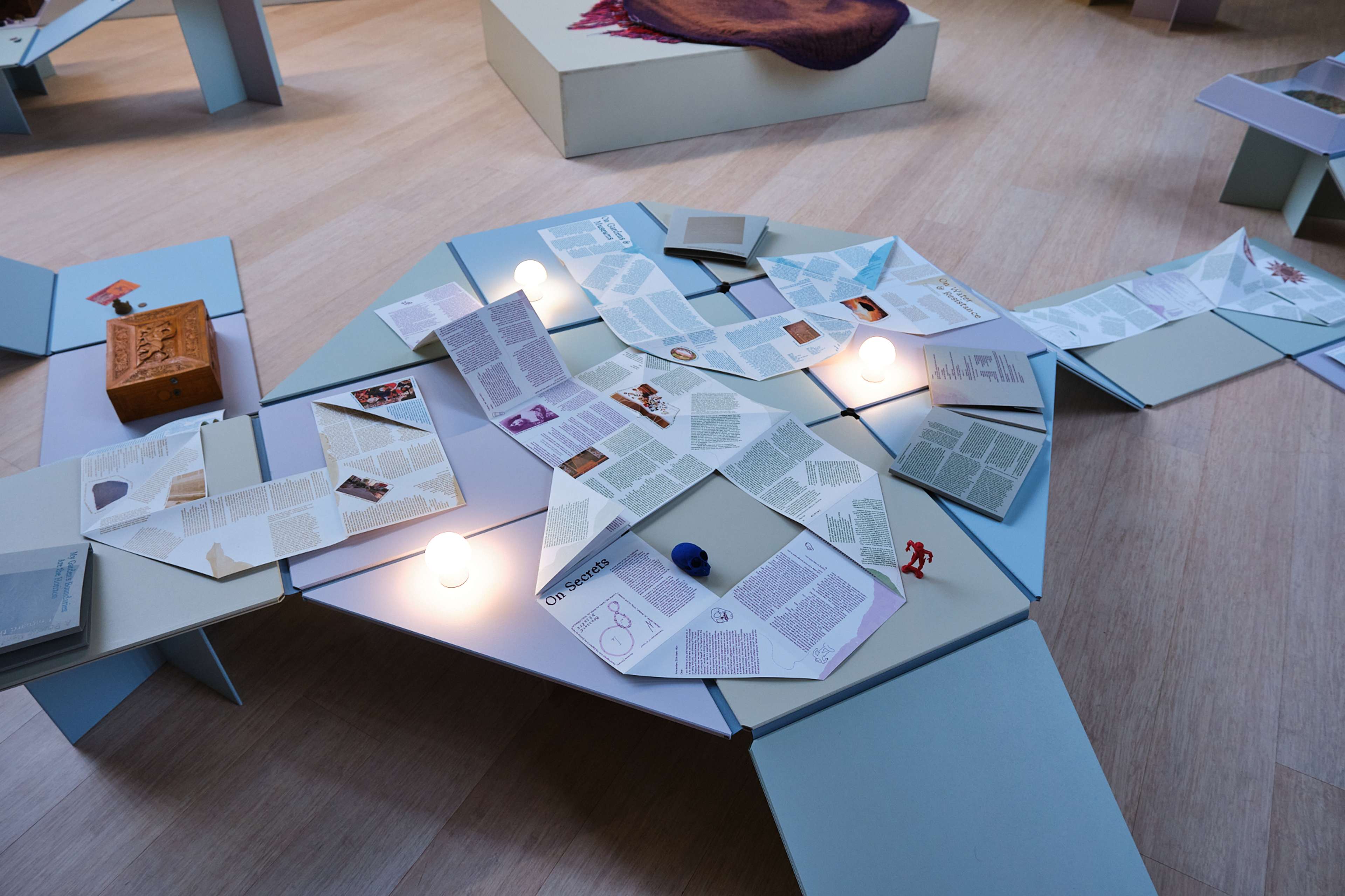 Publication by To See the Inability to See (Maartje Fliervoet, Arefeh Riahi, Martin La Roche), de Appel, Amsterdam.