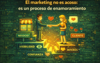 El marketing no es acoso: es un proceso de enamoramiento