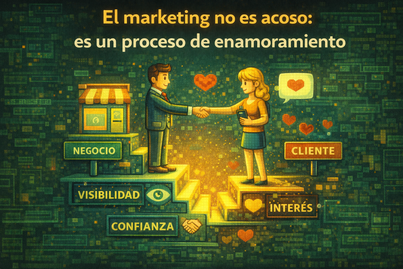 El marketing no es acoso: es un proceso de enamoramiento