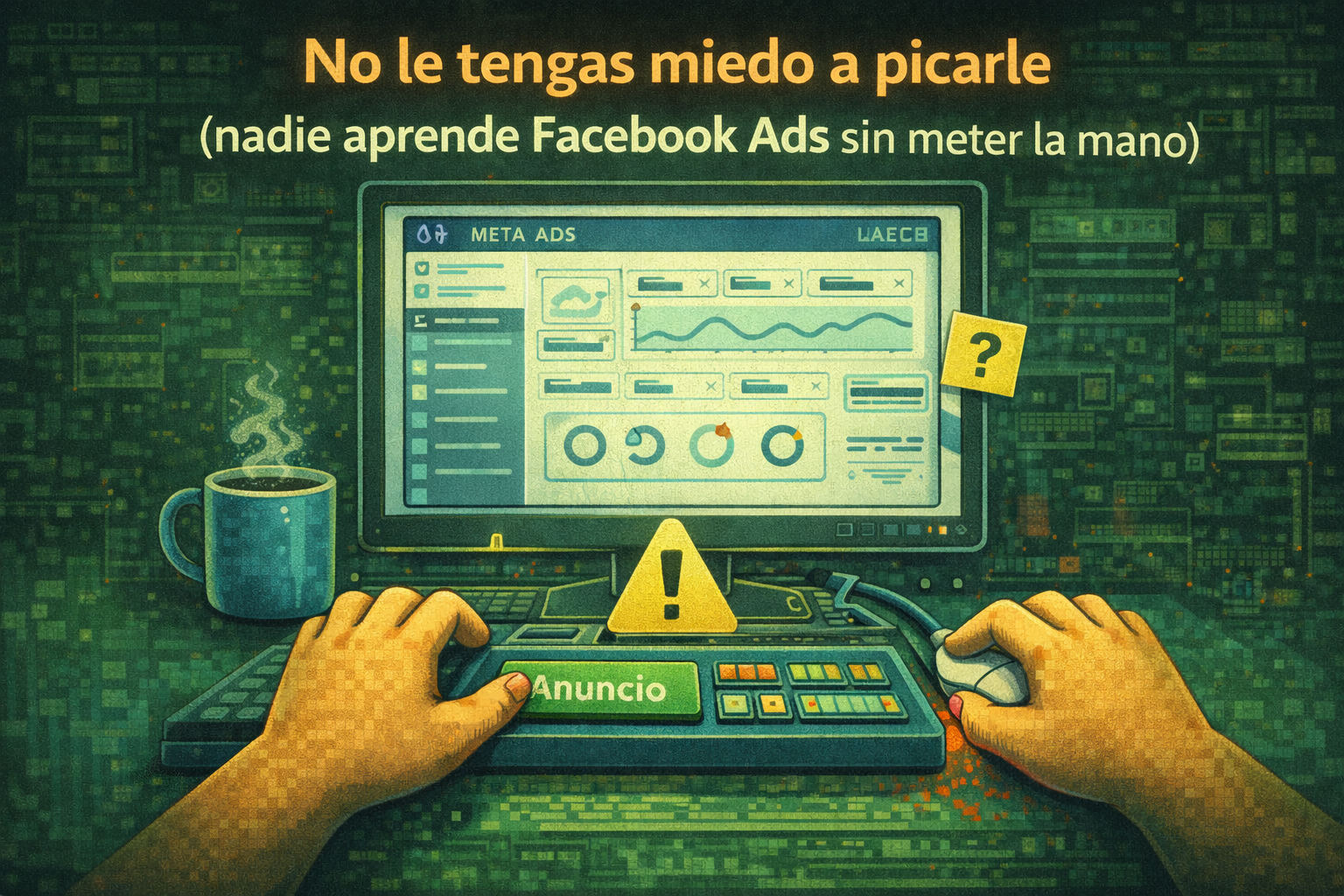 No le tengas miedo a picarle: nadie aprende Facebook Ads sin meter la mano