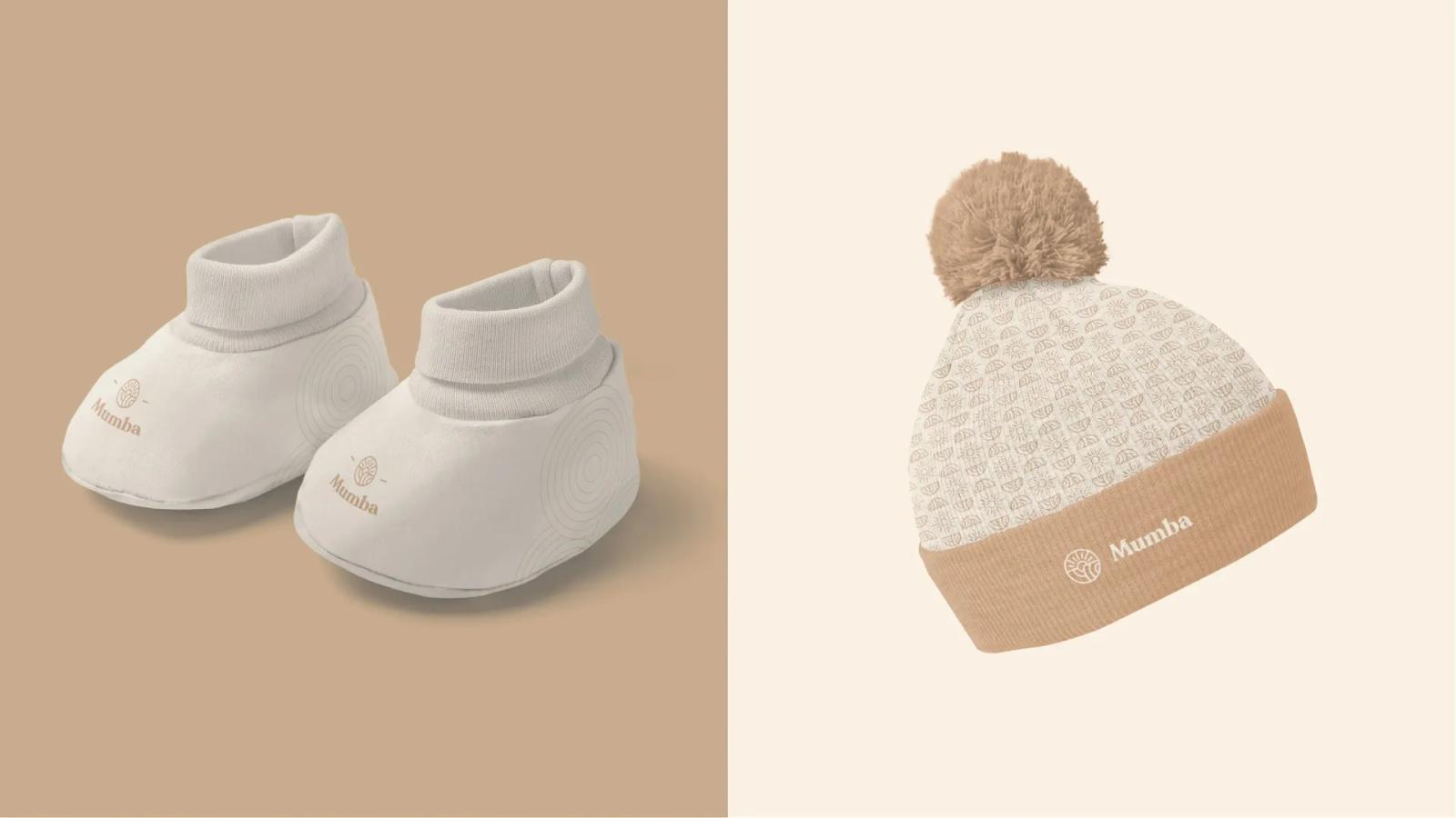Accesorios textiles para bebé en tonos neutros