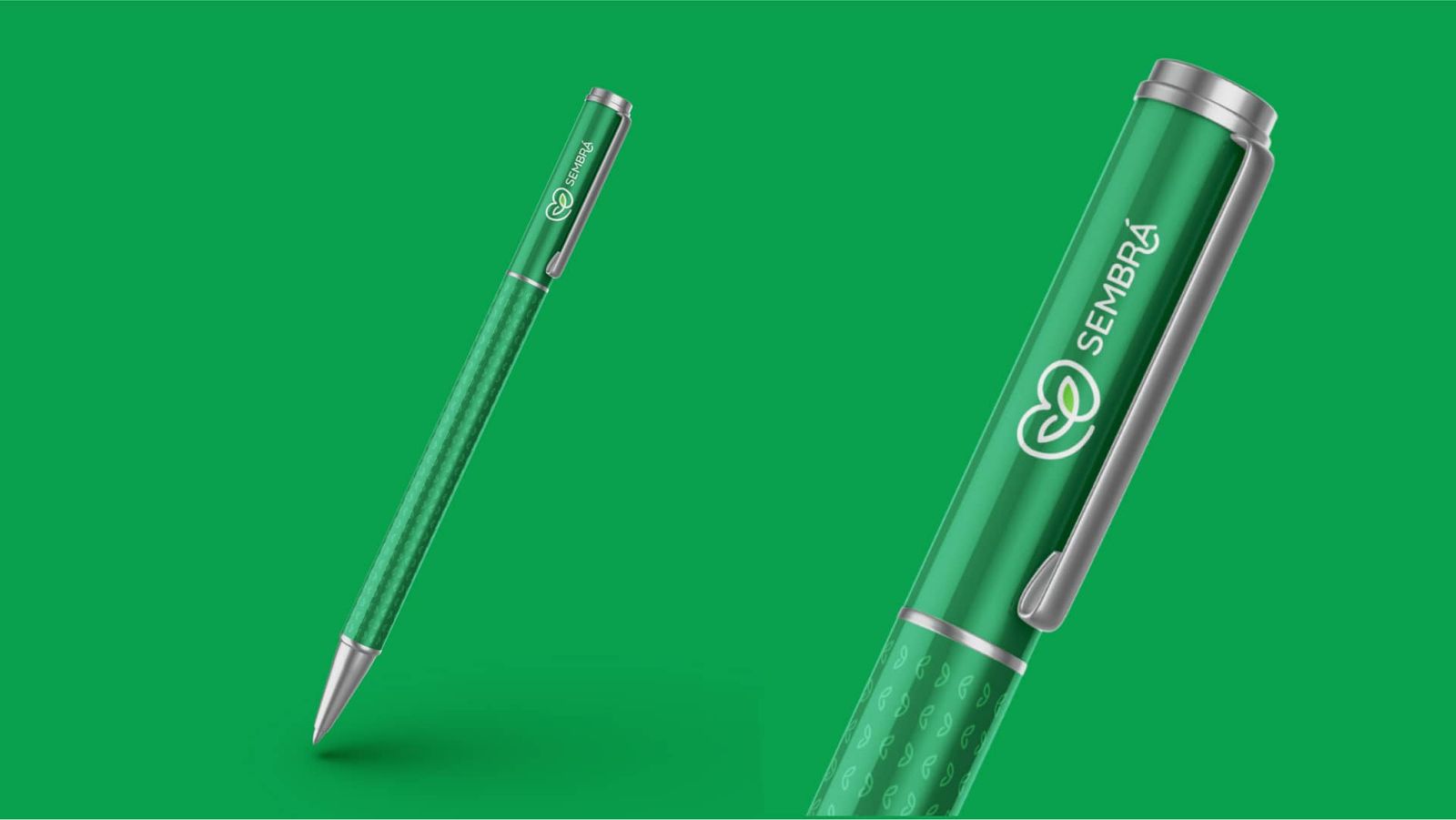 Merchandising Sembrá con elementos visuales de agricultura