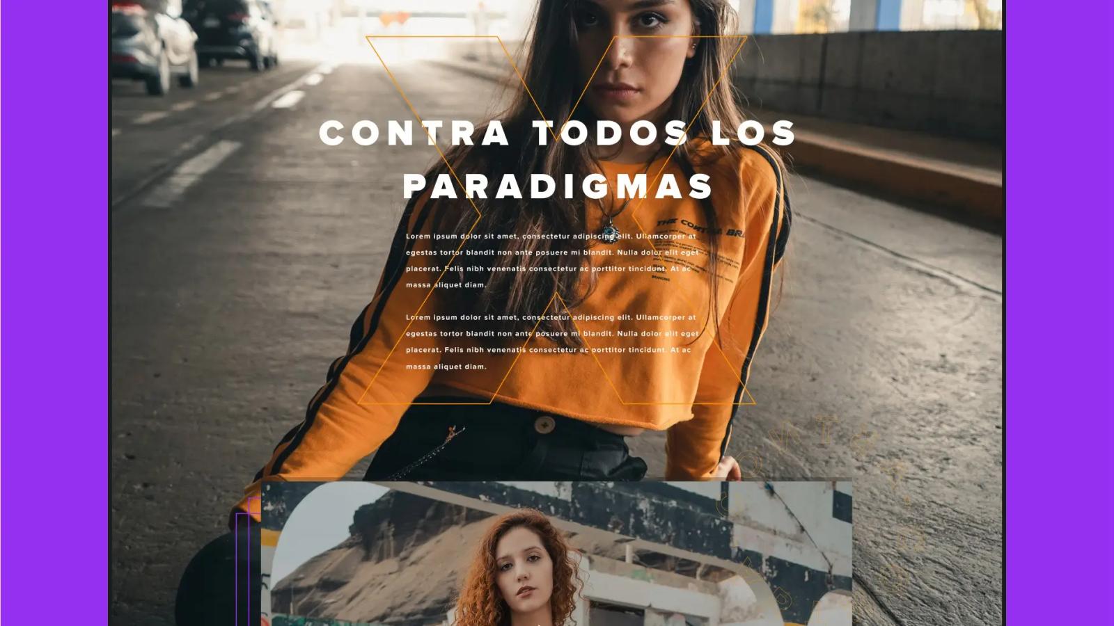 Llamada de atención del sitio web en fondo urbano
