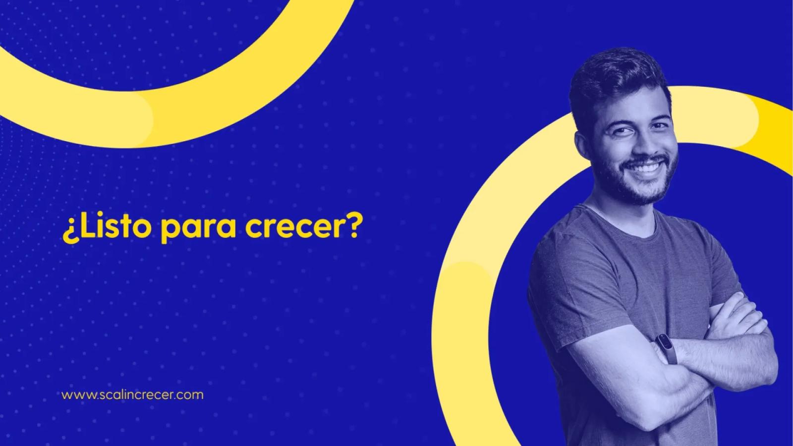 Presentación con sistema gráfico de marca Scalin