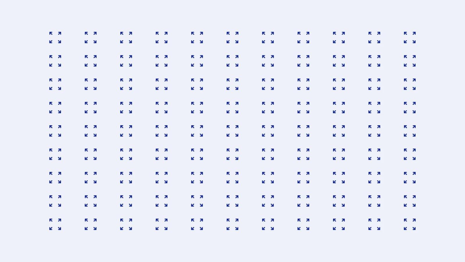 Composición de identidad visual de marca con iconografía relacionada a SEO fondo blanco