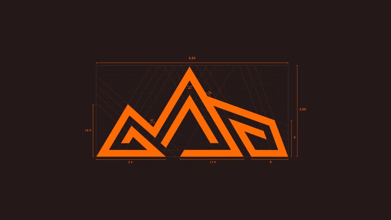 Plano técnico de construcción de marca para Machu Picchu Booking
