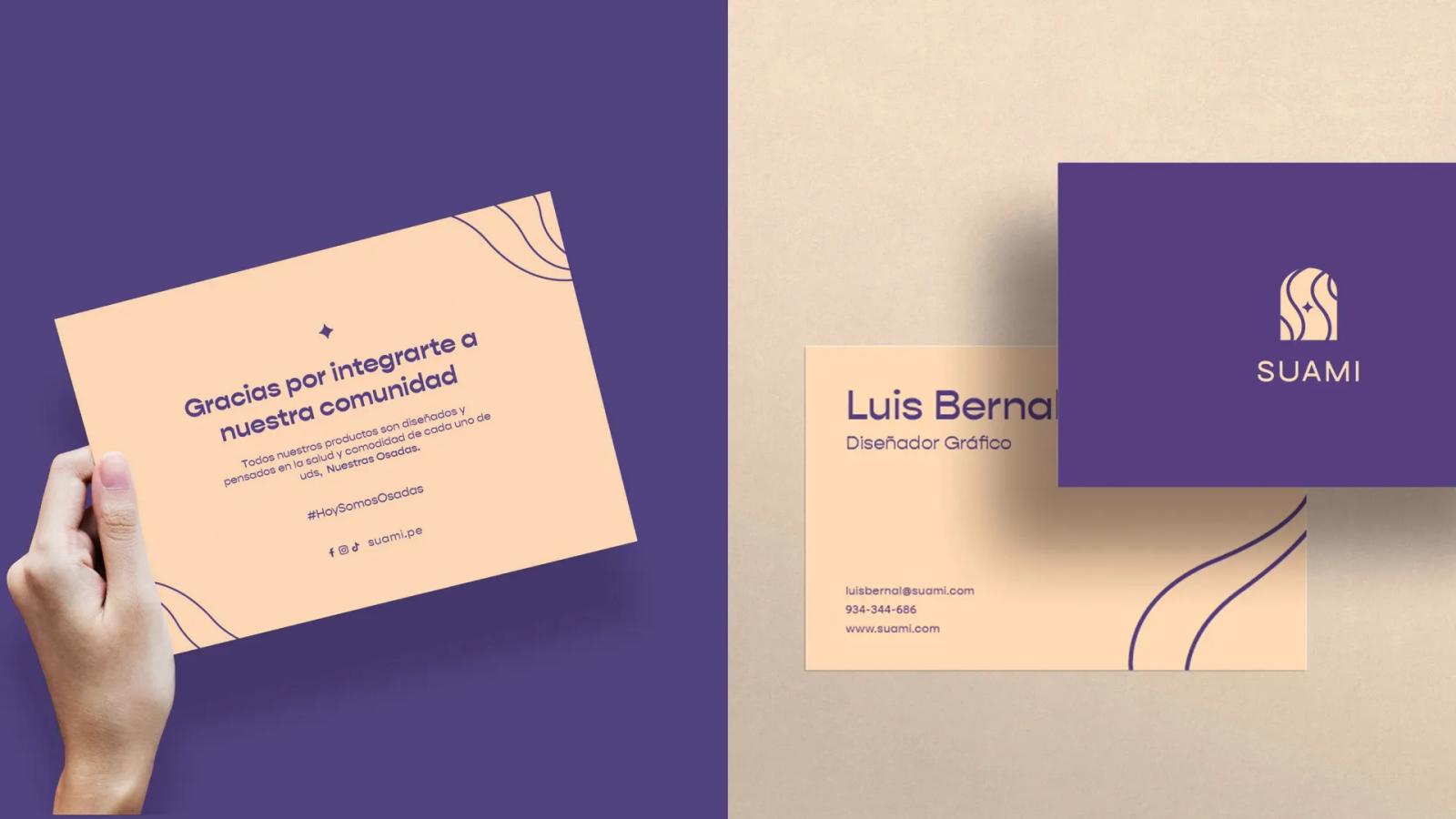 Papelería impresa con diseño limpio y colores corporativos