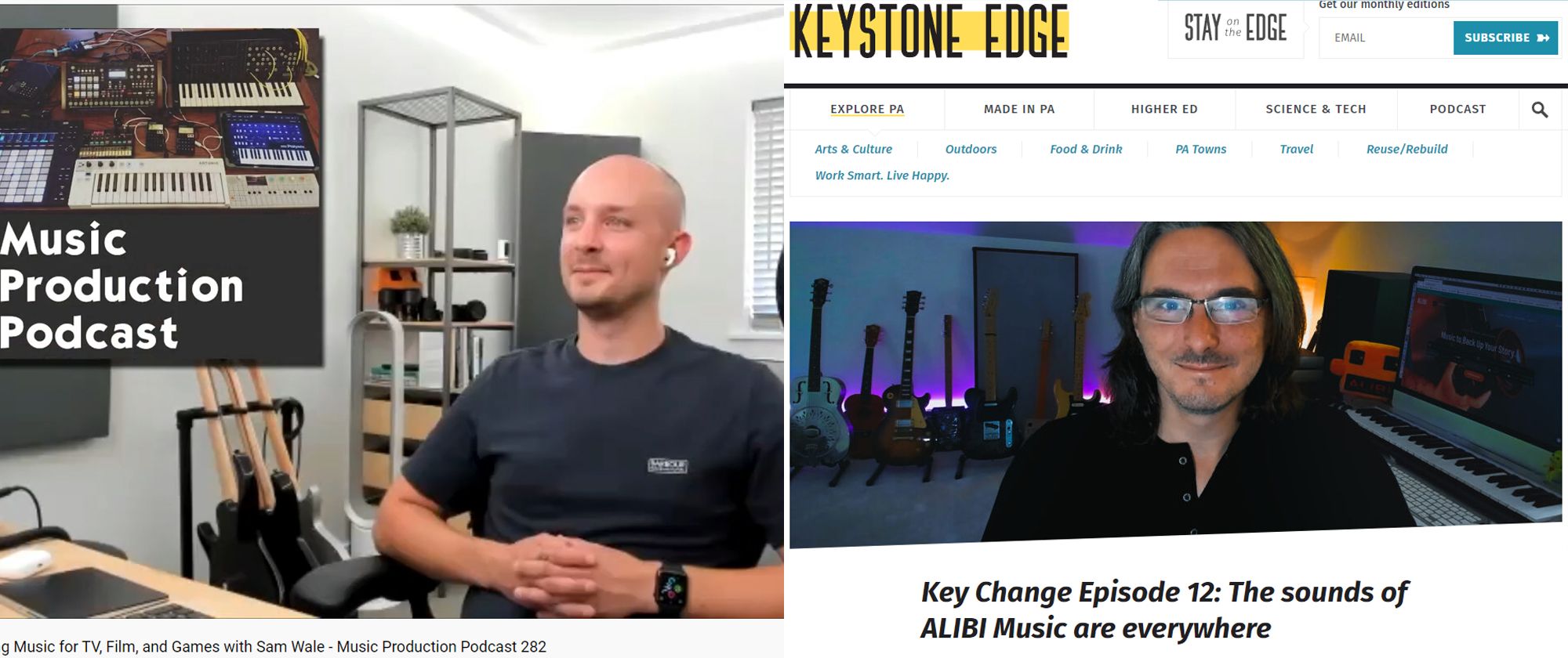 Podcast Interviews with Jonathan Parks and Sam Wale