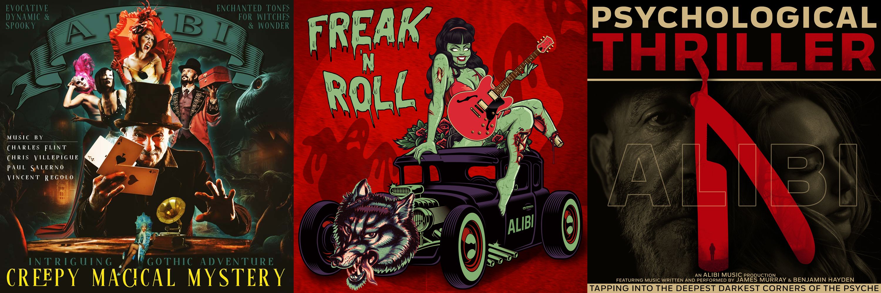 Freak and Roll / ALIBI Delivers on Creepy with New Production Music for Halloween