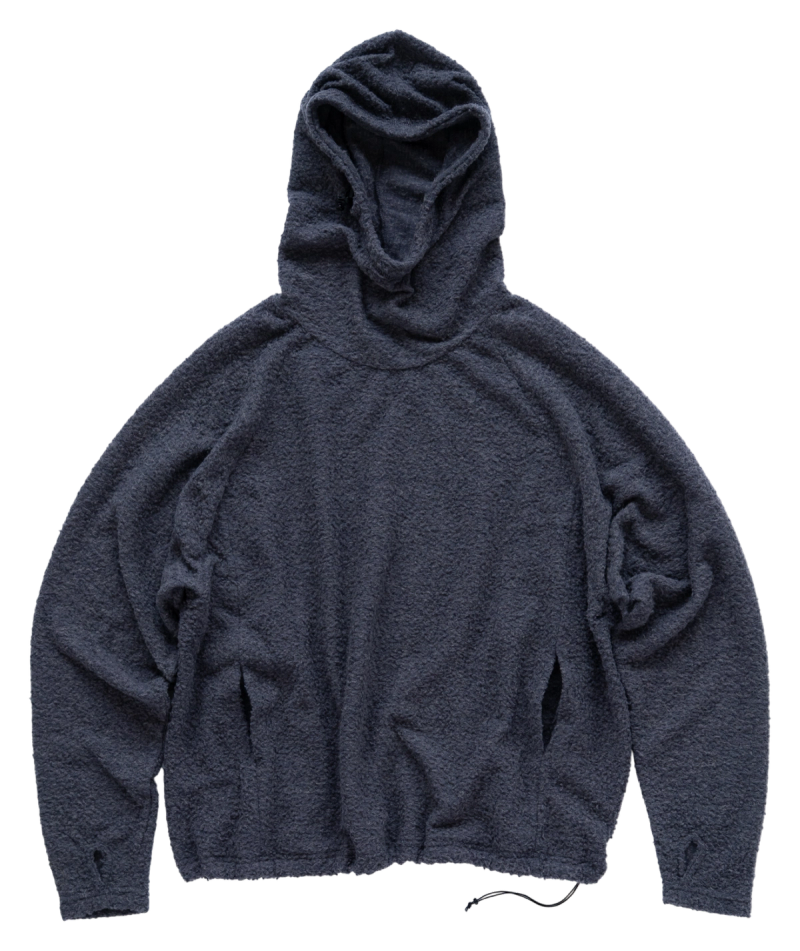 WOOL SHAG HOODIE