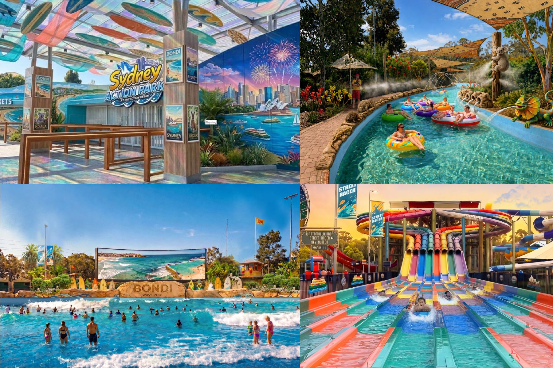 Renders of Sydney Action Park