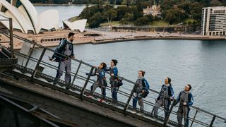 Visitors enjoying BridgeClimb