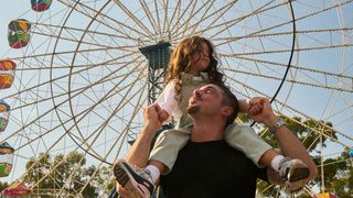 Father and child at Sydney Royal Easter Show