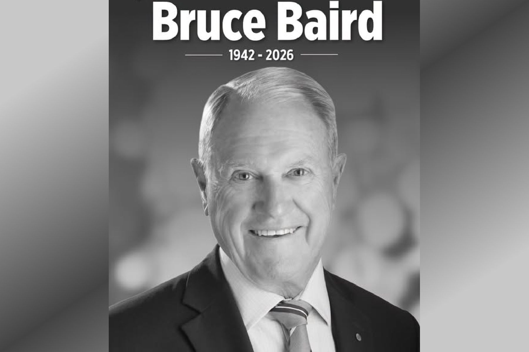 Head shot of the late Bruce Baird AM