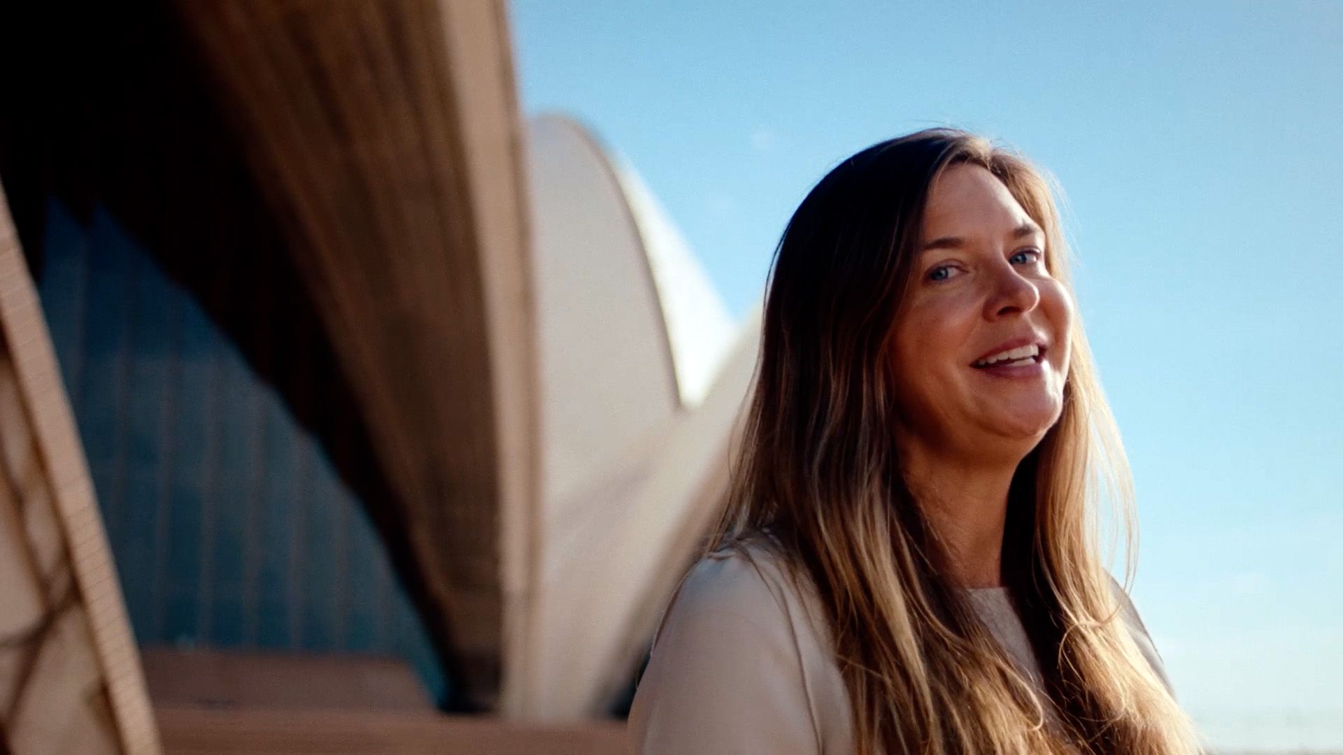 Woman at Sydney Opera House