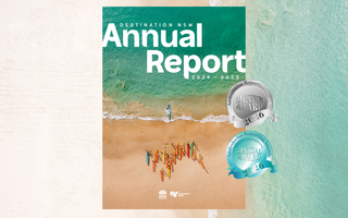 Destination NSW annual report cover