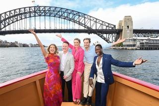 Titanique cast in front of Sydney Harbour Bridge