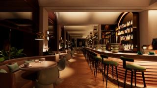 Motto by Hilton restaurant render