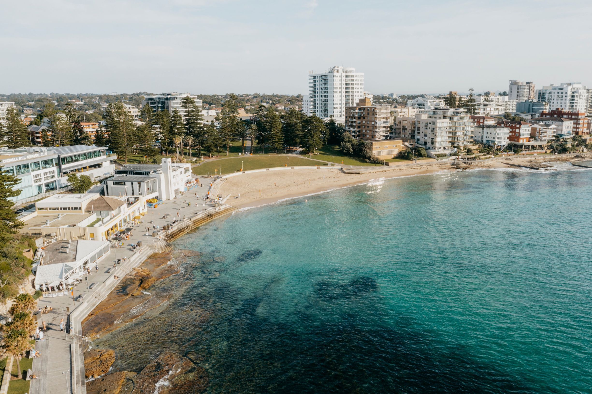 Aerial view of South Cronulla Beach