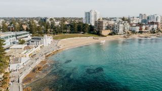 Aerial view of South Cronulla Beach