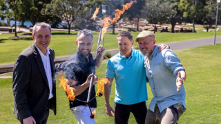 Minister Kamper launches Vivid Fire Kitchen program