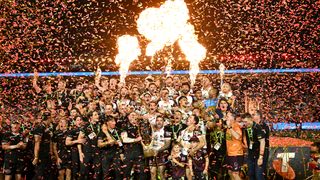 NRL Grand Final winners celebrating